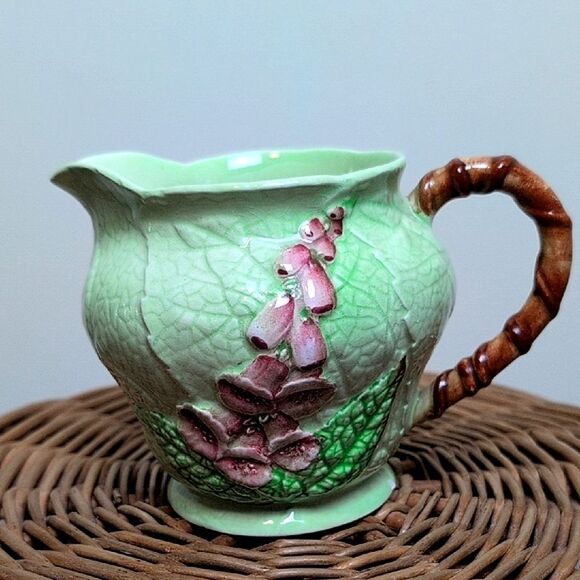Vintage Carlton Ware Foxglove Milk Jug Creamer Pitcher MCM Made In England - Picture 1 of 11